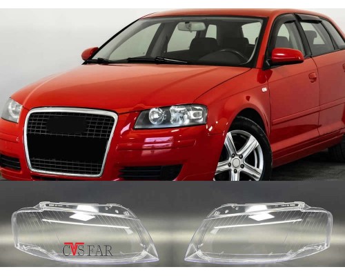 Audi A3 8P Sağ Sol Far Camı 2004-2008 / Sıfır İthal Audi A3 8P Sağ Sol Far Camı 2004-2008 / Sıfır İthal