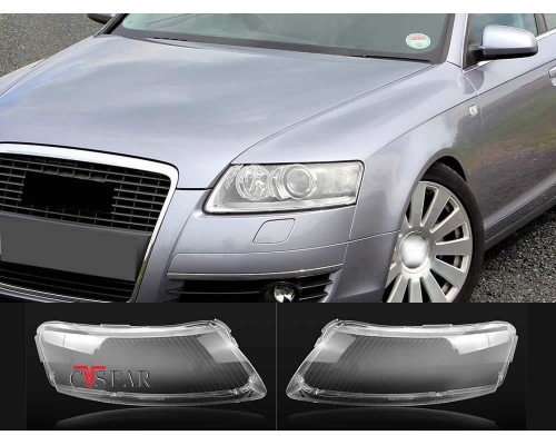 Audi A6 C6 Sağ Sol Far Camı 2004-2011 / Sıfır İthal