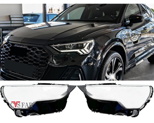 Audi Q3 Sağ Sol Far Camı 2019-2024 / Sıfır İthal