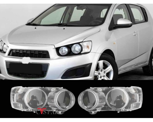 Chevrolet Aveo Sağ Sol Far Camı 2011-2013 / Sıfır İthal Chevrolet Aveo Sağ Sol Far Camı 2011-2013 / Sıfır İthal