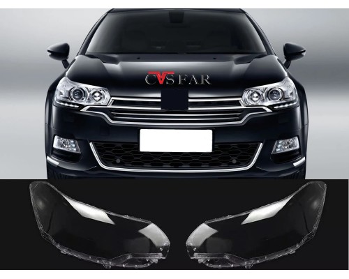 Citroen C5 Sağ Sol Far Camı 2008-2015 / Sıfır İthal