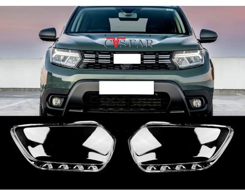 Dacia Duster Sağ Sol Far Camı 2021-2024 / Sıfır İthal