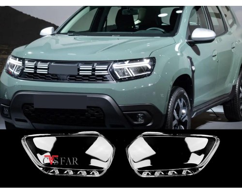 Dacia Duster Sağ Sol Far Camı 2021-2024 / Sıfır İthal