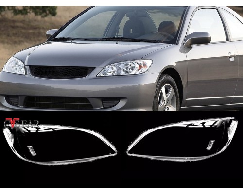 Honda Civic VTEC 2 Sağ Sol Far Camı 2004-2006 / Sıfır İthal