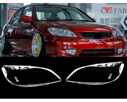 Honda Civic VTEC 2 Sağ Sol Far Camı 2004-2006 / Sıfır İthal