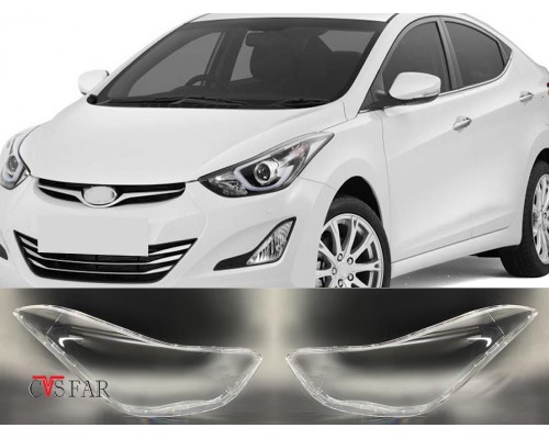 Hyundai Elantra Sağ Sol Far Camı 2011-2015 / Sıfır İthal