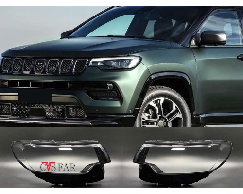 Jeep Compass Sağ Sol Far Camı 2021-2025 / Sıfır İthal Jeep Compass Sağ Sol Far Camı 2021-2025 / Sıfır İthal