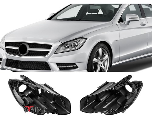 Mercedes CLS W218 Xenon Sağ Sol Far Kasası 2011-2014 / Sıfır İthal Mercedes CLS W218 Xenon Sağ Sol Far Kasası 2011-2014 / Sıfır İthal