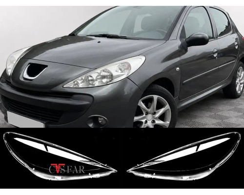 Peugeot 206 Plus Sağ Sol Far Camı 2008-2013 / Sıfır İthal