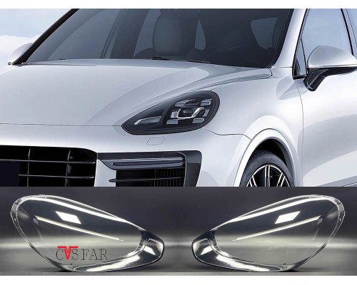 Porsche Cayenne Sağ Sol Far Camı 2015-2018 / Sıfır İthal
