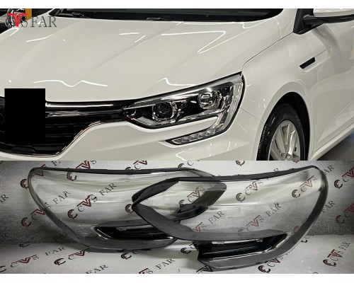 Renault Megane 4 Sağ Sol Far Camı 2016-2023 / Sıfır