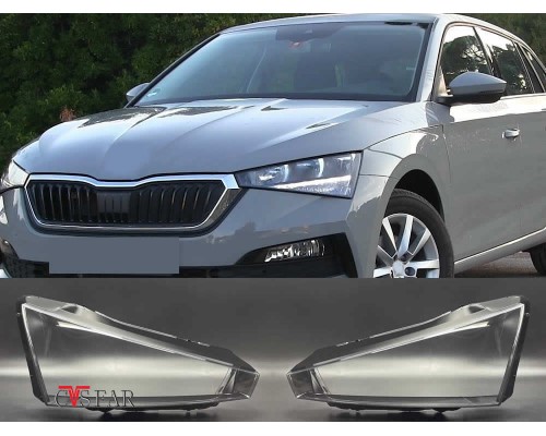 Skoda Scala Sağ Sol Far Camı 2020-2023 / Sıfır İthal