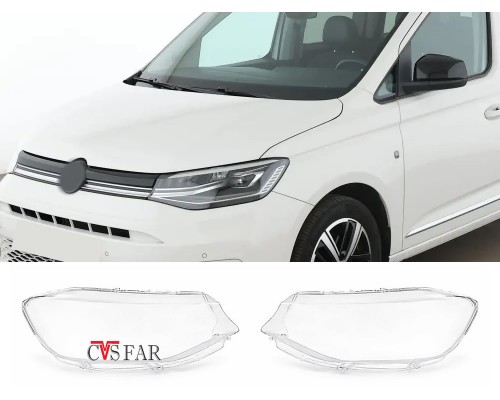 VW Caddy Mercekli Sağ Sol Far Camı 2021-2026 / Sıfır İthal
