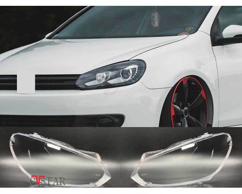 Volkswagen Golf 6 Sağ Sol Far Camı 2009-2012 / Sıfır İthal