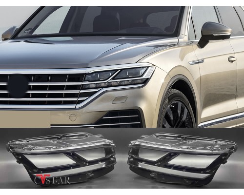 Volkswagen Touareg Sağ Sol Far Camı 2018-2022 / Sıfır İthal Volkswagen Touareg Sağ Sol Far Camı 2018-2022 / Sıfır İthal
